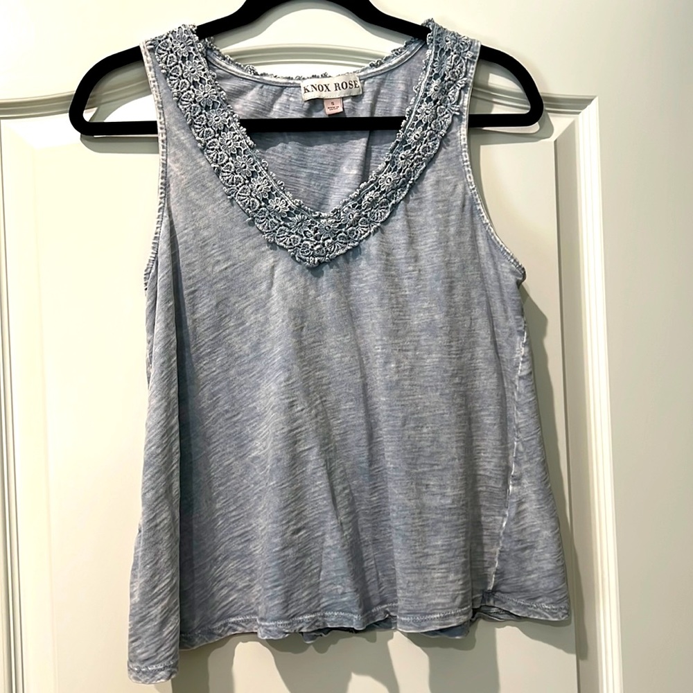 Blue tank
